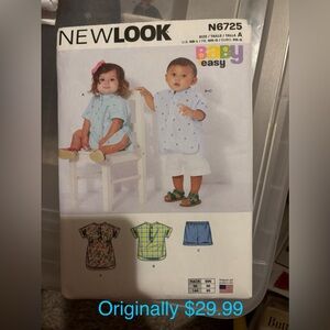 New Look Baby Outfit Sewing Pattern